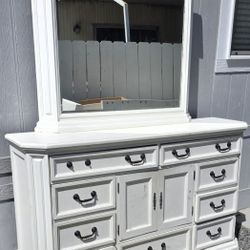White Bedroom Dresser With Mirror 