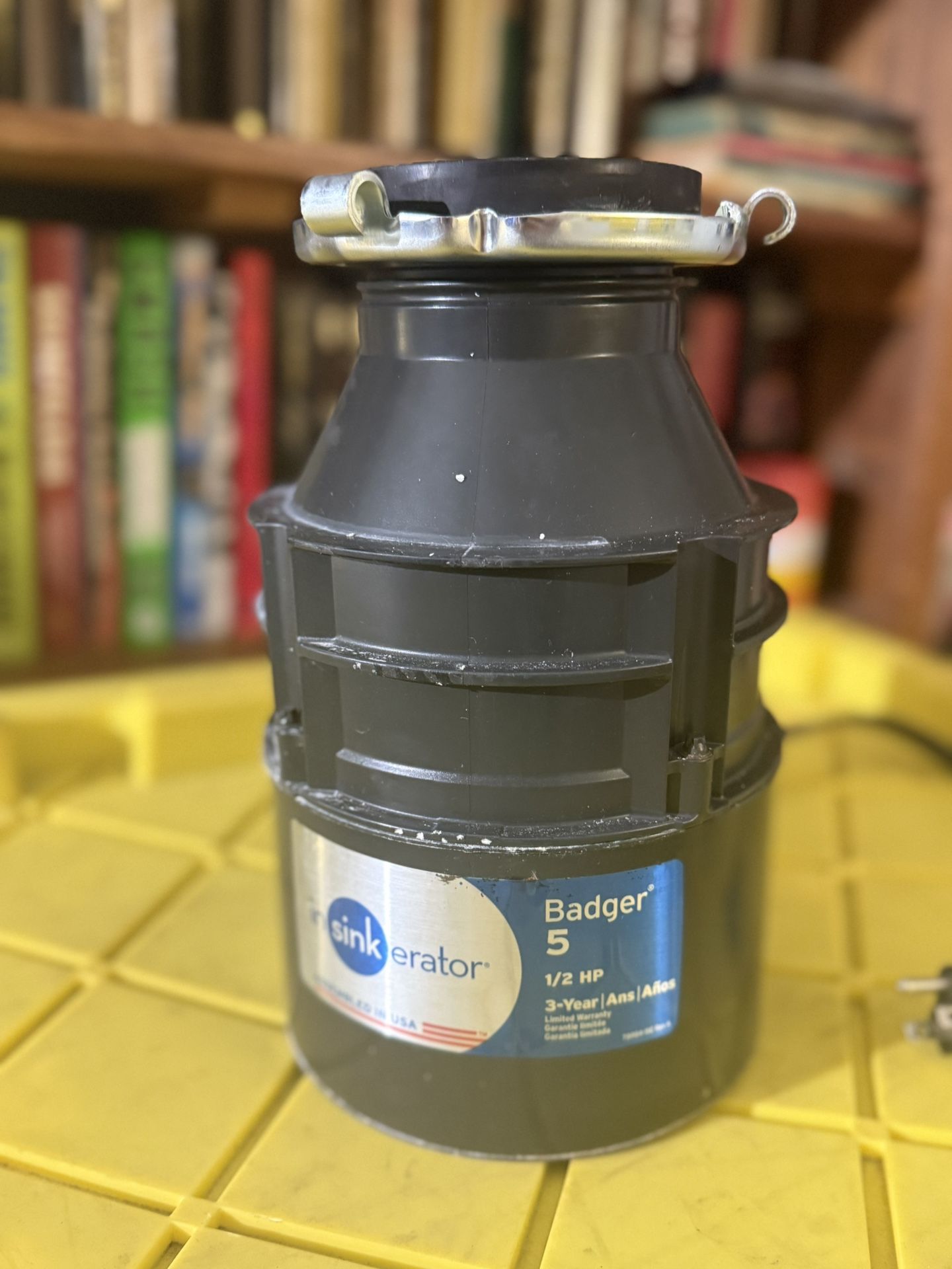 Badger 5, 1/2 HP Continuous Feed Kitchen Garbage Disposal with Power Cord, Badger Series