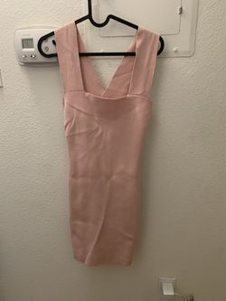 Pink short dress