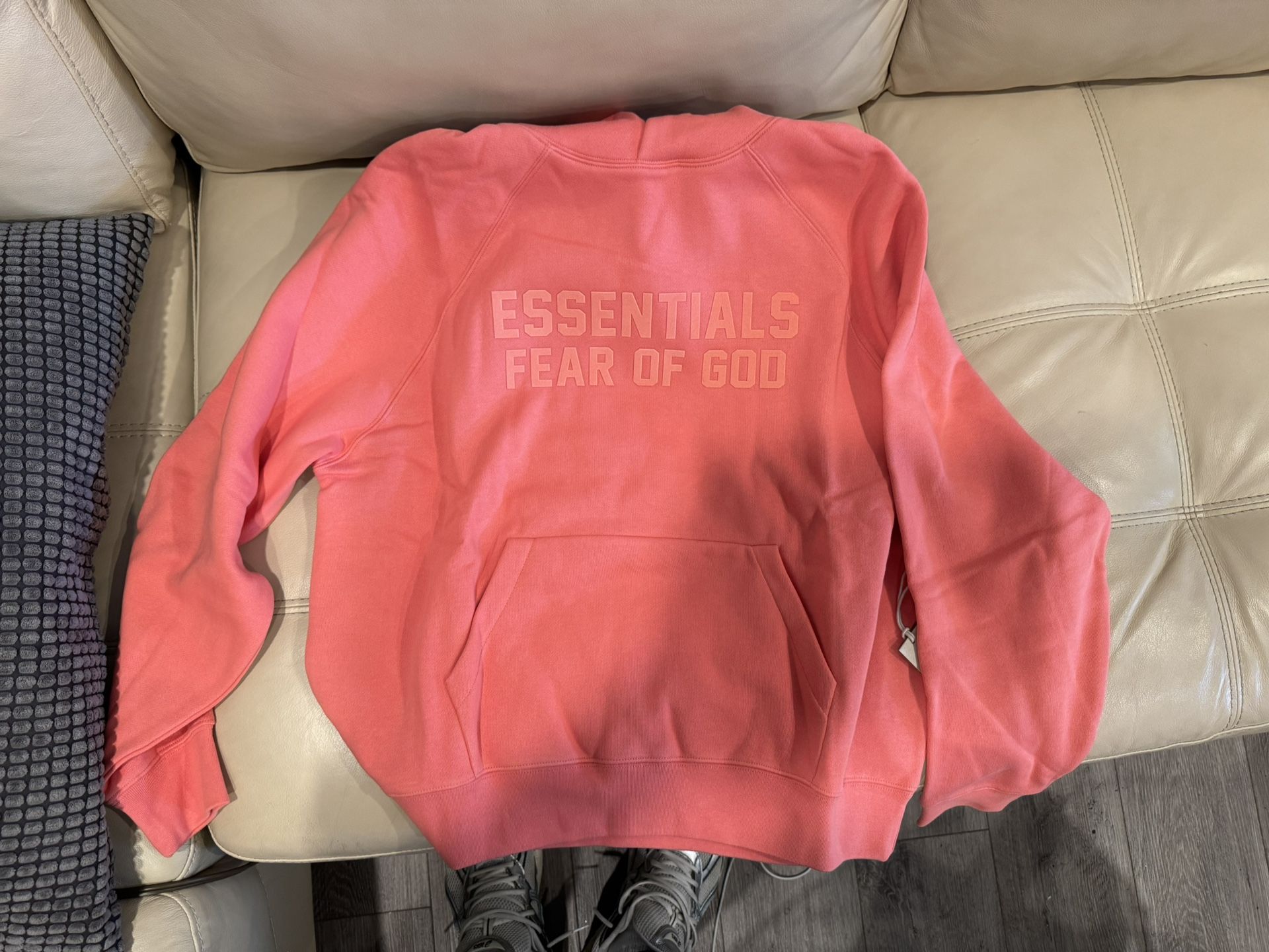 Essentials Hoodie Coral