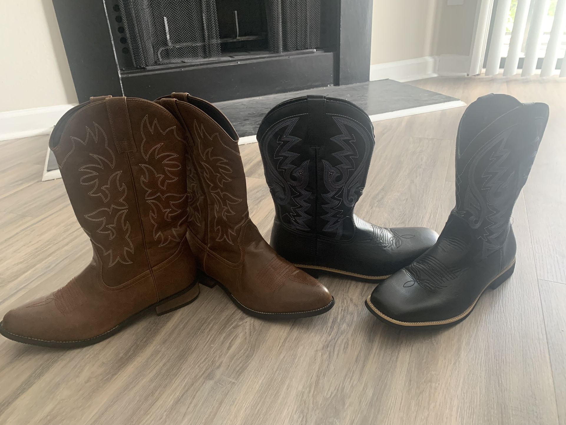 Black Cowboy boots