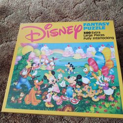 Vintage 1981 Disney Fantasy  300 Large Pc Puzzle