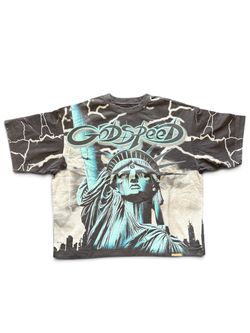 Godspeed Voltage Statue of Liberty Tee