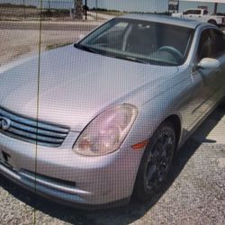 FOR PARTS A 2003 INFINITY G35 4 DOOR SEDAN GOOD 3.5 ENGINE RWD TRANSMISSION 