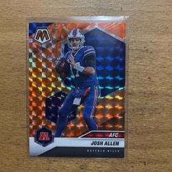 2021 MOSAIC JOSH ALLEN ORANGE CARD