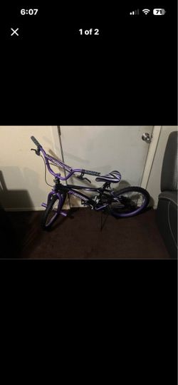 Purple girl bike