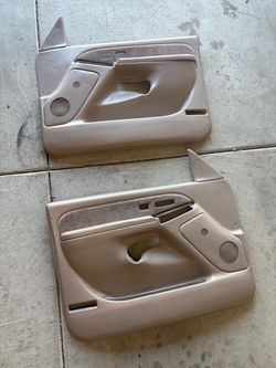 Front interior door panels