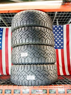 ✅ 4 Used Tires LT275/55R20 GOODYEAR WRANGLER DURATRAC KEVLAR AL TERRAIN 275 55 20