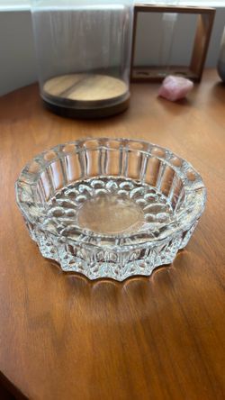 Crystal Glass Ashtray
