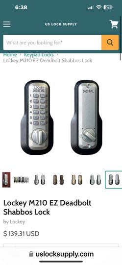 Digital Door Lock by Lockey USA