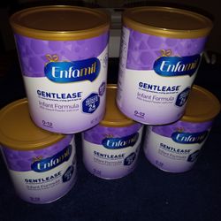 Enfamil 5 Cans $55