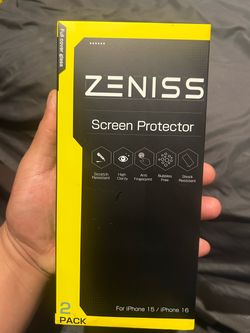 Zeniss Screen Protector 2-Pack iPhone 15/16