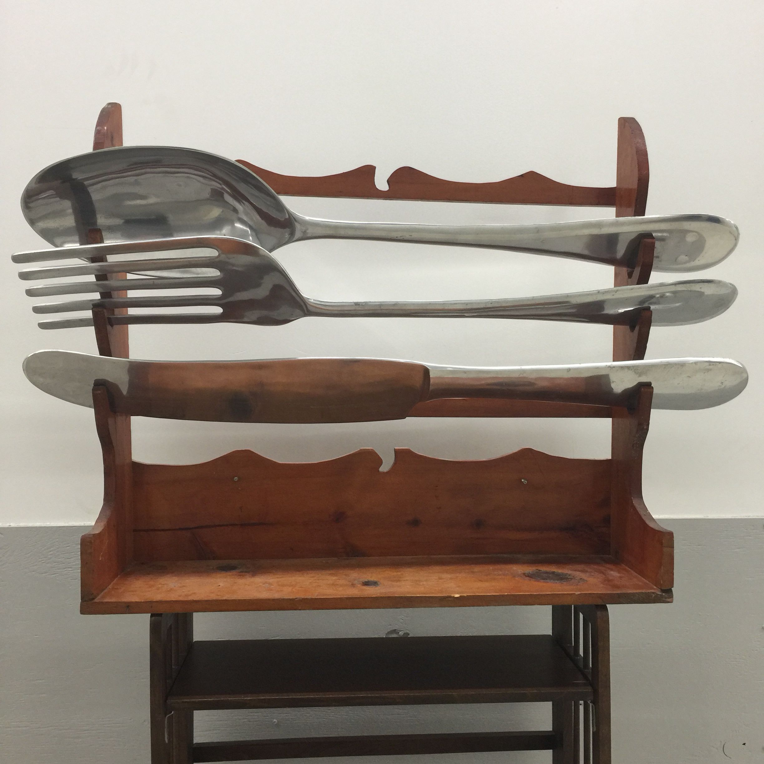 Giant Silverware Pop Art by Curtis Jere
