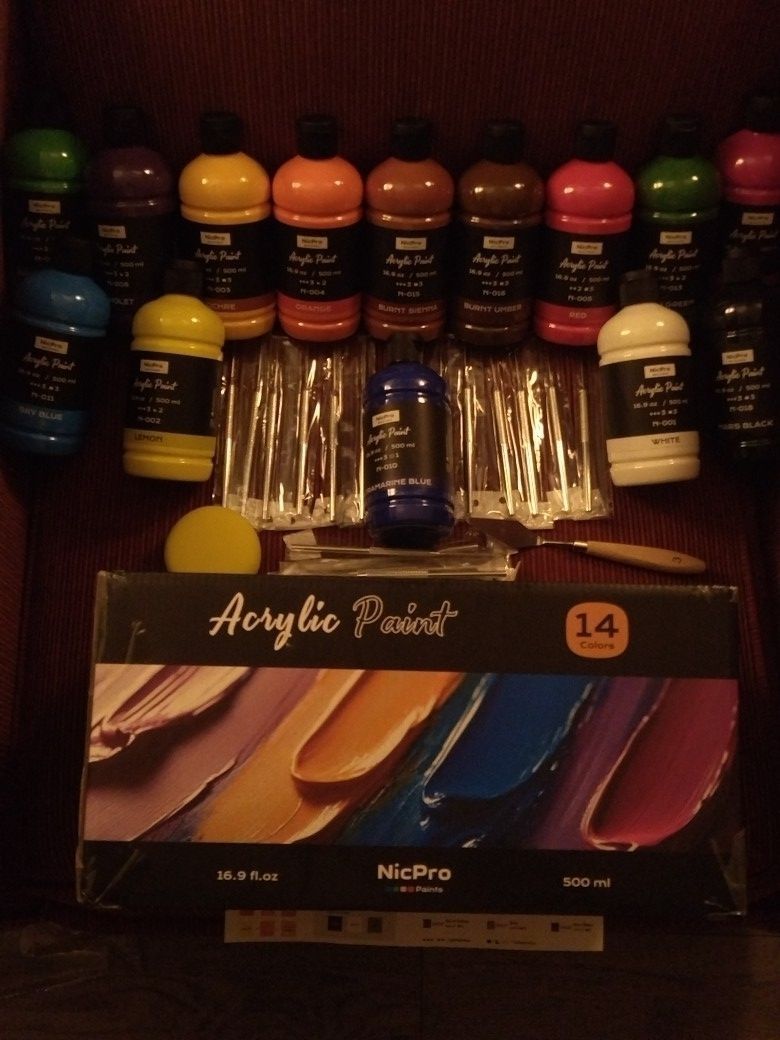 Acrylic Paint. NIC PRO 