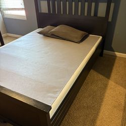 Queen Frame And Box Spring 