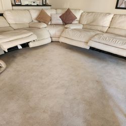 Sectional Leather Power Recliners Sofa Set