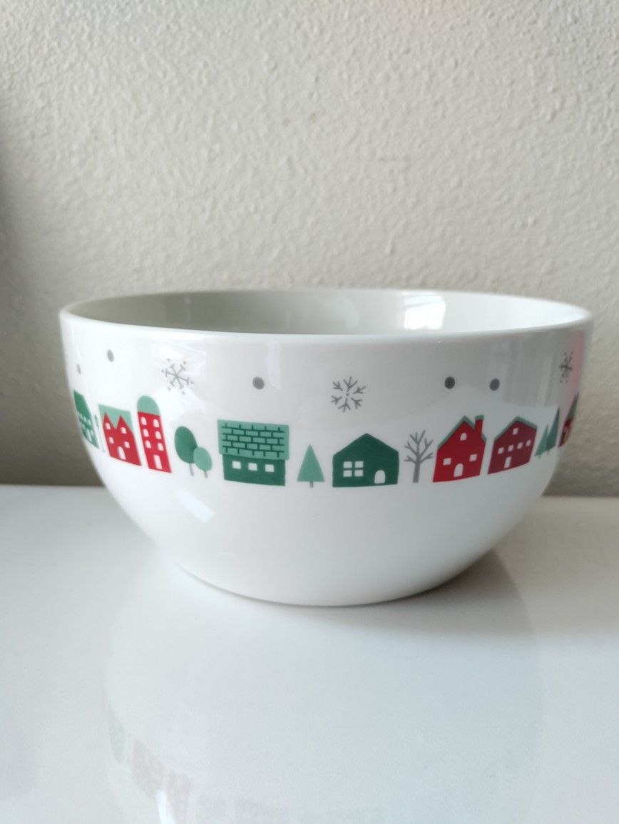 Design Pac Ceramic Christmas Holiday Kitchen Serving Dish Bowl New