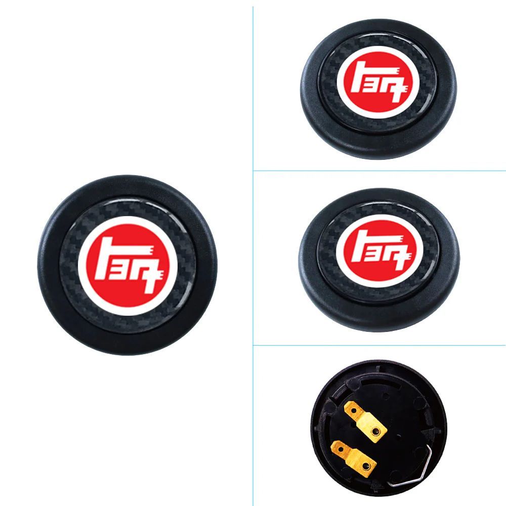 Brand New Universal Toyota TEQ Car Horn Button Black Steering Wheel Horn Button Center Cap