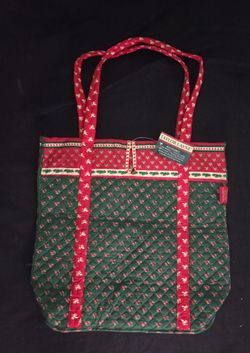 NWT Taylor Layne Reversible Quilted Tote 100% Cotton- Holiday& Everyday RN84256