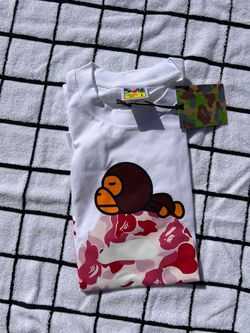 BAPE A Bathing Ape Milo Camo T-Shirt Size L