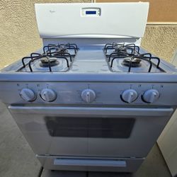 Gas Range - 4 Burner - White Very Clean!