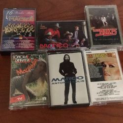 Seis Cassettes Con Radio 