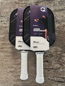 RPM BUNDLE* Q2 16mm Pro Pickleball Paddle Purple