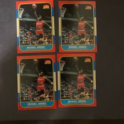 Michael Jordan Rookie Reprint Card Lot