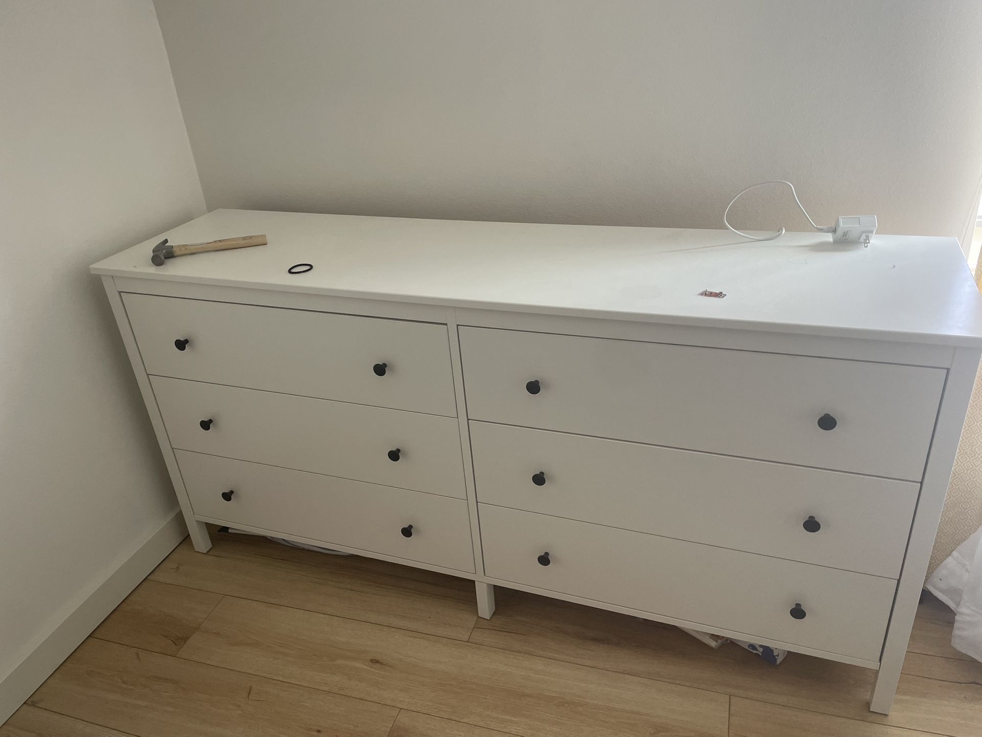 white ikea dresser