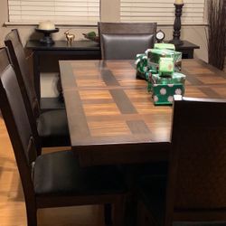 Dining Table for 4 / 6 / 8 with 8 Chairs