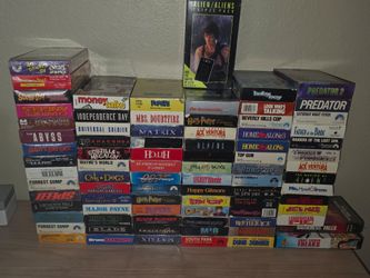 Large VHS Tape Collection – 86 Movies