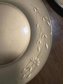 4 Platos Dorados Princess House