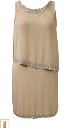 J Kara Women V-Neck Scallop 3/4 Sleeve Asymmetrical Bodice dress Camel size 24W