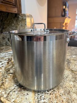 All Clad - steel stock pot 12 qt