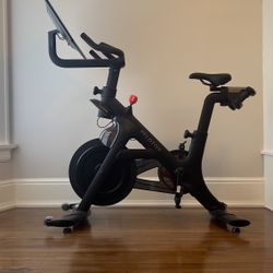 Peloton Bike+ with accessories