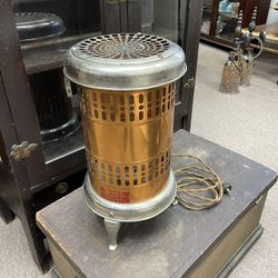 Antique Rome Electric Brass Heater, Works Great!