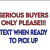 Text When Ready To Pick Up Ty!