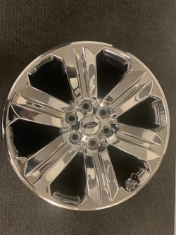 Single (1) one ☝🏻 2018-19 FORD F150 OEM Wheel Rim 20x8.5 JL341007DB CHROME