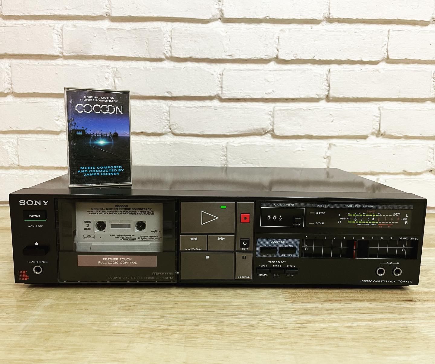 Vintage Sony TC-FX310 Stereo Cassette Deck (serviced/new belts)