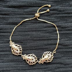 14k Gold Plated Adjustable Bracelet