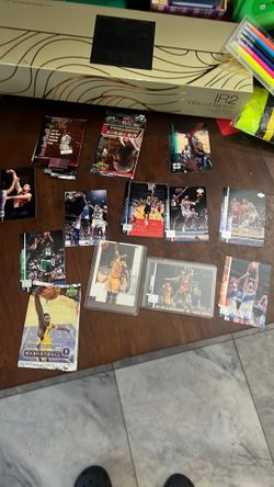 basketball cards (kobe card, shaquille o’neal card!!)