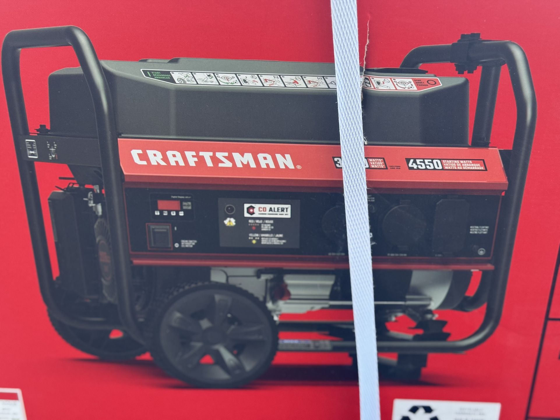 Craftsmen Recoil Start 4500 / 3650 Watt Portable Gas Generator