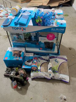 20 Gallon Aquarium Starter Bundle - New - Tons of Extras