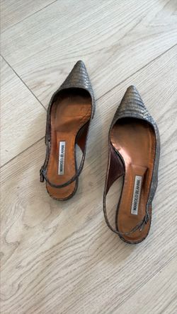 Manolo Blahnik Slingback Flats