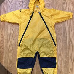 Tuffo Yellow Kids Rain Suit 3T