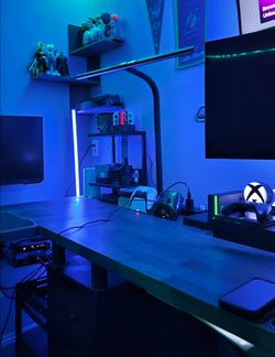         
IKEA KARLBY 98” Walnut Countertop / Gaming Desk Tabletop – $325 OBO