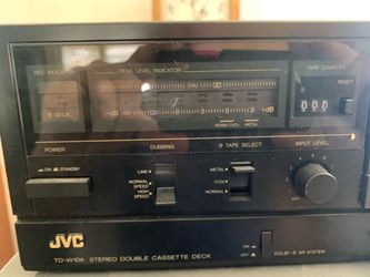 JVC Dual Cassette Deck - Model TD-W106