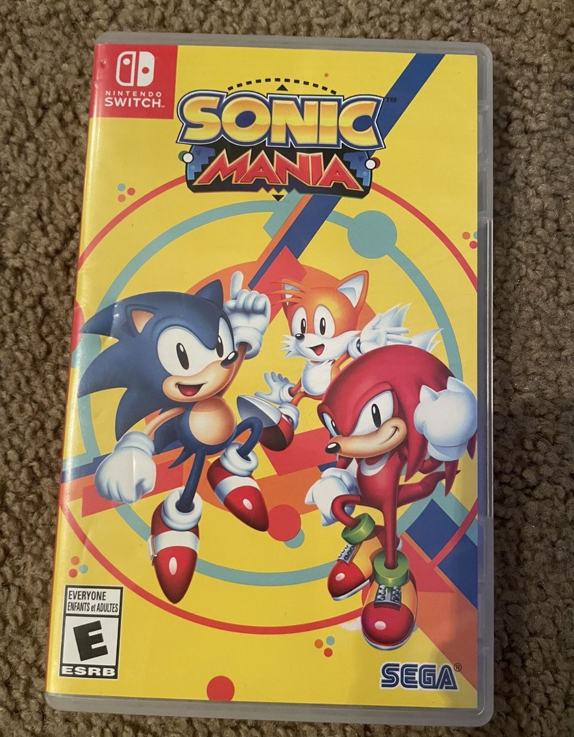 Nintendo switch game -Sonic Mania 