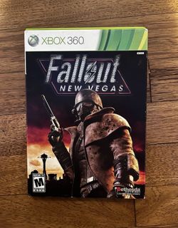 Fallout New Vegas with cardboard sleeve Xbox 360 Tested, working, great condition