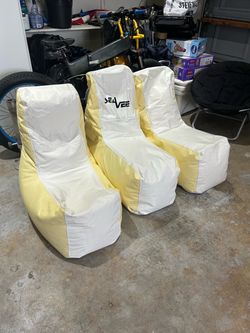 Marine Bean Bag Chairs – Set of 3